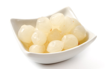 Eingelegte Silberzwiebeln