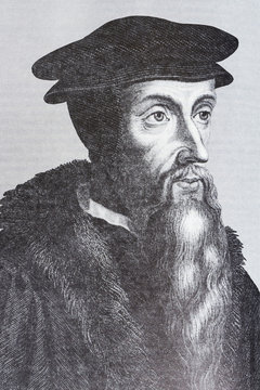 Portrait of the philosopher Jean Cauvin