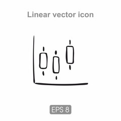 Schedule with the indicators in the form of sliders