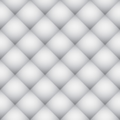 Fototapeta na wymiar White diamond pattern soft wall vector texture.