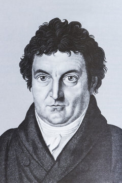 Portrait of the philosopher Johann Gottlieb Fichte
