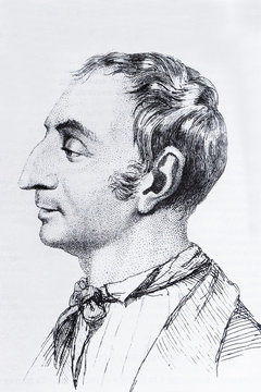 Portrait of the philosopher Claude Henri de Saint-Simon