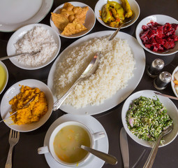 indian food table top