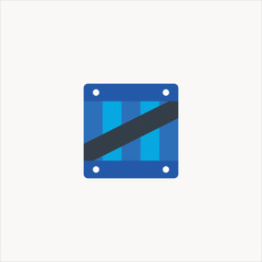 box icon flat design
