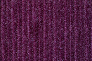 紫のコーデュロイのテクスチャ