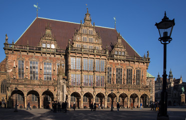 Fototapeta na wymiar Bremen Rathaus