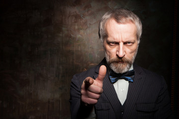 The bearded professor in a stylish bow tie