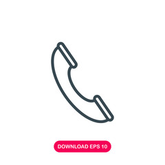 Phone icon vector