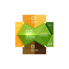 Business infographic design template