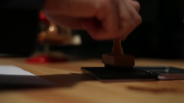  boss signer document of stamp on partnership agreement form-Dan