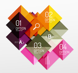 Vector square abstract background