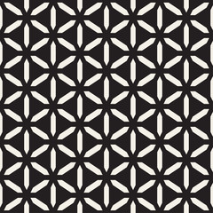Cubic Grid Tiling Endless Stylish Texture. Vector Seamless Black and White Pattern