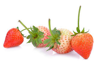 strawberry isolated on the white background.