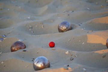 Boule am Strand – Juist