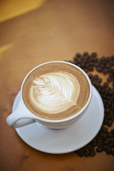 Latte froth art 