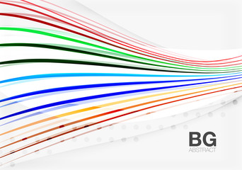 Wave lines abstract background