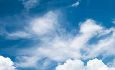 Obraz na płótnie Canvas Sky and White cloud