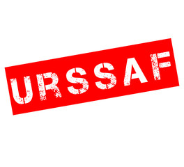 Tampon avec texte URSSAF
