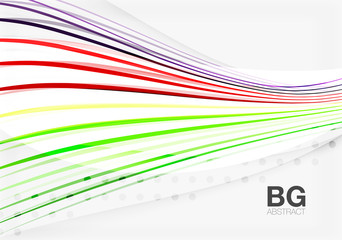 Modern wave lines, elegant wave abstract background