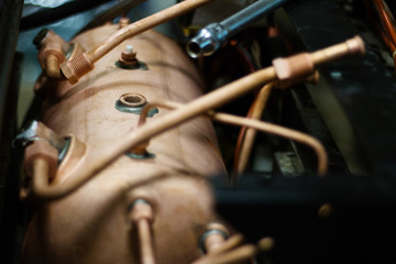 Obraz premium the coffee machine repair