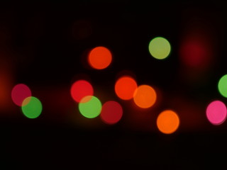 bokeh background Blurred lights