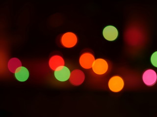 bokeh background Blurred lights