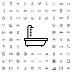 shower icon illustration