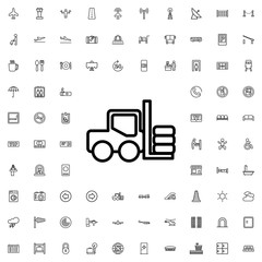 forklift icon illustration
