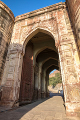Fototapeta na wymiar Entrance at Mehrangarh Fort