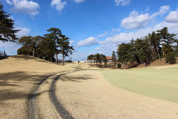 冬のゴルフ場のイメージ
