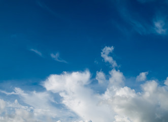 Sky and White cloud