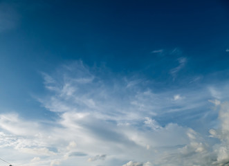 Sky and White cloud