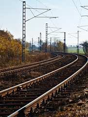 Fototapeta na wymiar train track