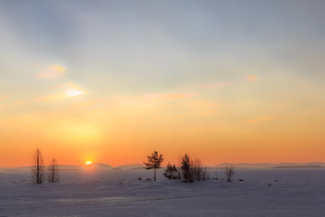 Sonnenaufgang am Polarkreis 2