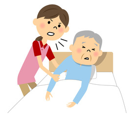介護　シニア男性
