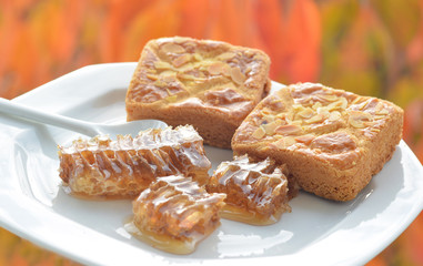Sweet honeycomb and halva.