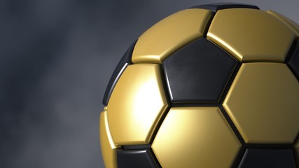 Soccer ball. 3D illustration. 3D CG. High resolution.