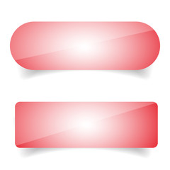 Epmty button set vector