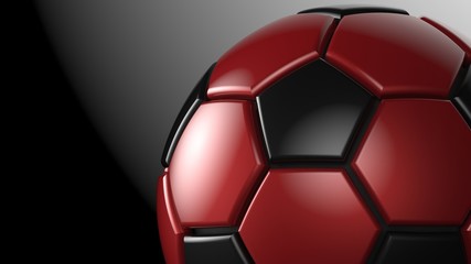 Soccer ball. 3D illustration. 3D CG. High resolution.