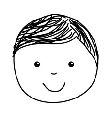 young man avatar character vector illustration design