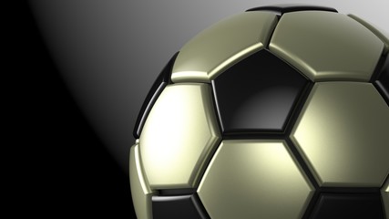 Soccer ball. 3D illustration. 3D CG. High resolution.