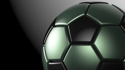 Soccer ball. 3D illustration. 3D CG. High resolution.