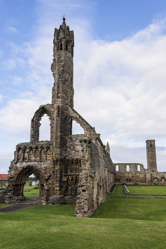 St. Andrews Cathedral ruins; St. Andrews, Fife, Scotland