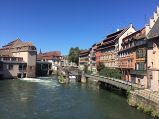 Fototapeta na wymiar Canale di Strasburgo, Alsazia, Francia