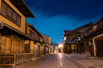 Sanensaka old street night time,Higashiyama,Kyoto,Japan
