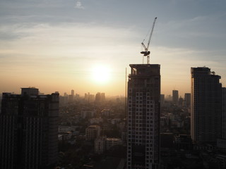 Obraz premium Sunset in Bangkok