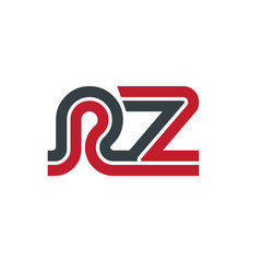 Initial Letter RZ Linked Design Logo