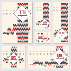 Old retro Vintage style background Design Template