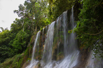 Fototapeta na wymiar El Nicho - Waterfall 