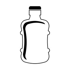 water big bottle isolated icon vector illustration design